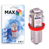 Светодиодная лампа T4W BA9S - 5 SMD5050 1.2Вт Красная