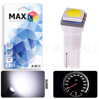 Светодиодная лампа T5 – 1 SMD5050 0.24Вт Белая
