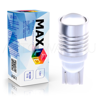 Светодиодная лампа W5W T10 – Max-Cree 5Вт Белая