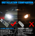 Светодиодная лампа W16W T15 – Max-Hill 15Led 8Вт Белая