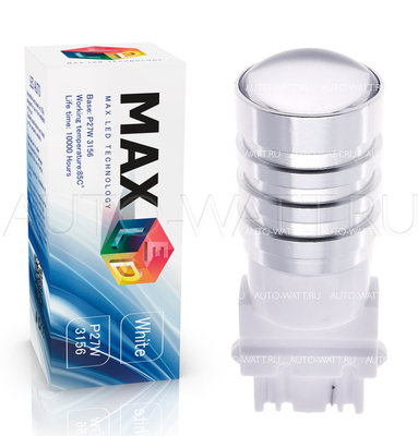 Светодиодная лампа W21/5W 7443 - CREE 5Вт Линза Белая