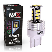 Светодиодная лампа W21/5W 7443 - NAX Shaft 1 15ВТ Белая