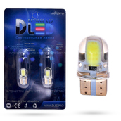 Светодиодная лампа W5W T10 – COB 2Led 1Вт Белая