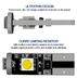 Светодиодная лампа W5W T10 – 3 SMD5050 Обманка 3Вт Белая