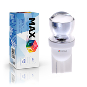 Светодиодная лампа W5W T10 – Max-5730 1,5Вт Линза Белая