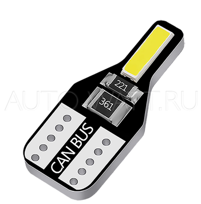 Светодиодная лампа W5W T10 – Max-7014 Mini 2Вт Белая