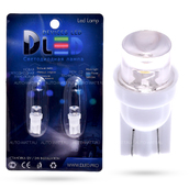 Светодиодная лампа W5W T10 – 1 Dip Led Цилиндр 0.1Вт Белая