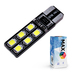 Светодиодная лампа W5W T10 – Max-Hill 12Led 4Вт + Обманка