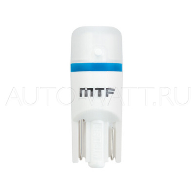 Светодиодная лампа W5W T10 – MTF 5000K 1W