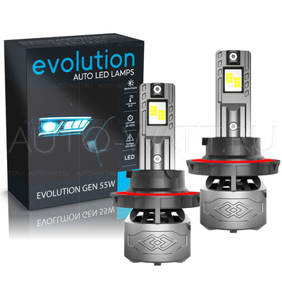 Светодиодные автолампы H13 - Evolution Gen 55W (2шт)