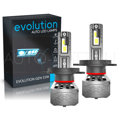 Светодиодные автолампы H19 - Evolution Gen 55W (2шт)