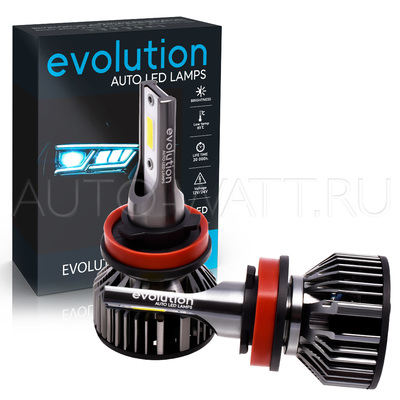 Светодиодные автолампы H9 - Evolution 40W (2шт)